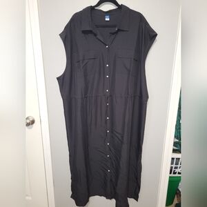 Old Navy Black Sleeveless Dress